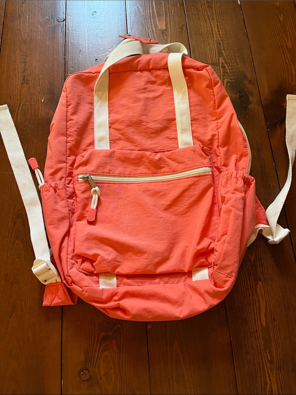 wild fable Coral Pink Backpack with Cream Straps